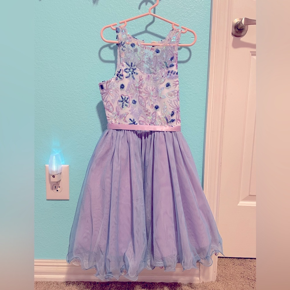 Rare Editions Lavender sequins dress